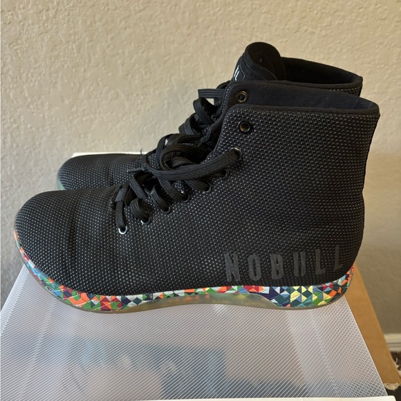 NOBULL Men Hightop Sneakers With Colorful Sole Size 11 - Picture 2 of 8